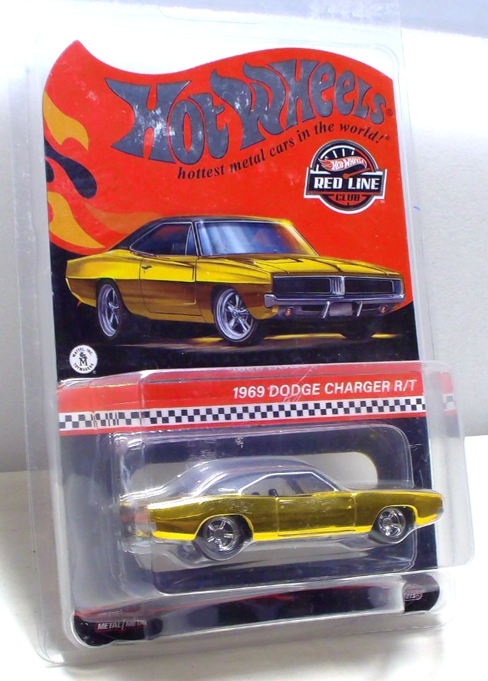 Hot Wheels RLC Red Line Club 1969 Dodge Charger R/T 1:64 Diecast