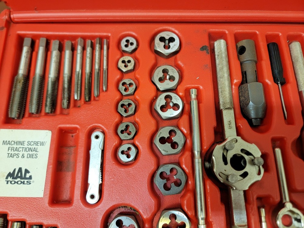 Mac Tools TDCOMBO Tap and Die Set...missing a piece