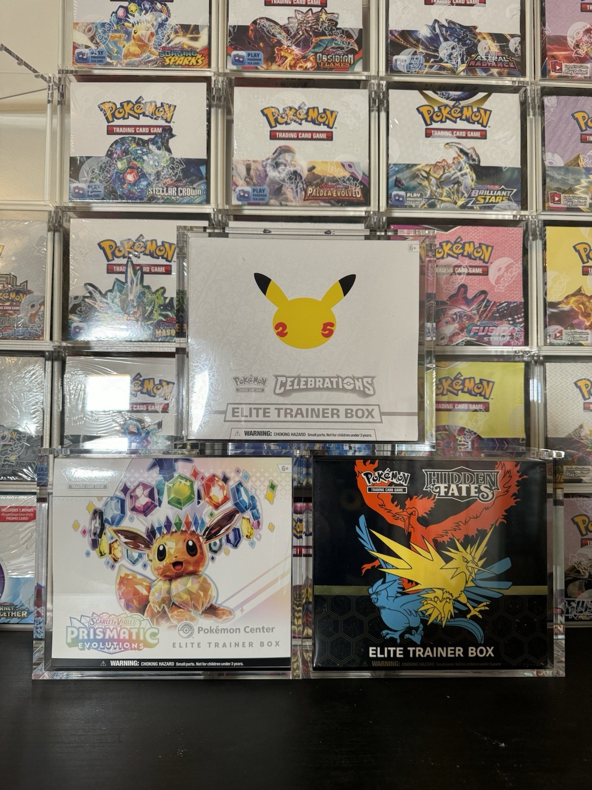 NEW! Pokemon ETB Display Case Acrylic Magnetic Protective ELITE TRAINER BOX