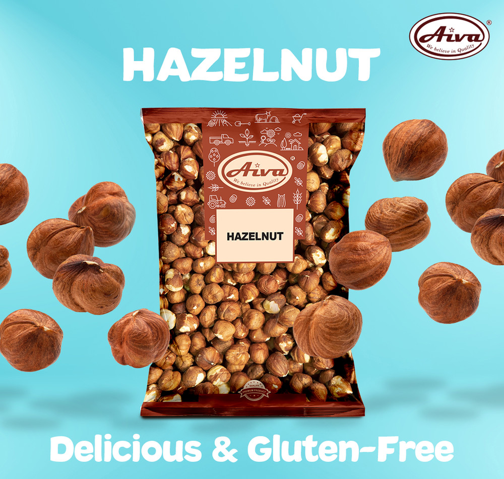 Aiva Hazelnut Raw Without Shell 14 oz (400 g) | for Baking & Snacking Nuts