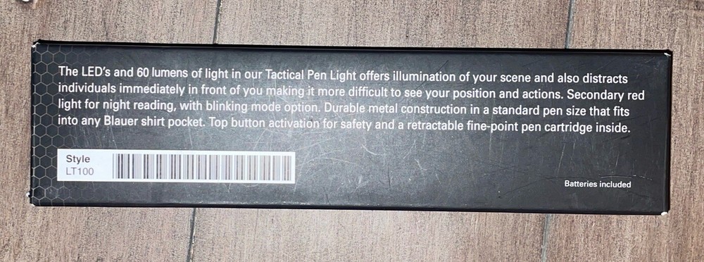 Blauer Tactical Duty Pen Light LT100