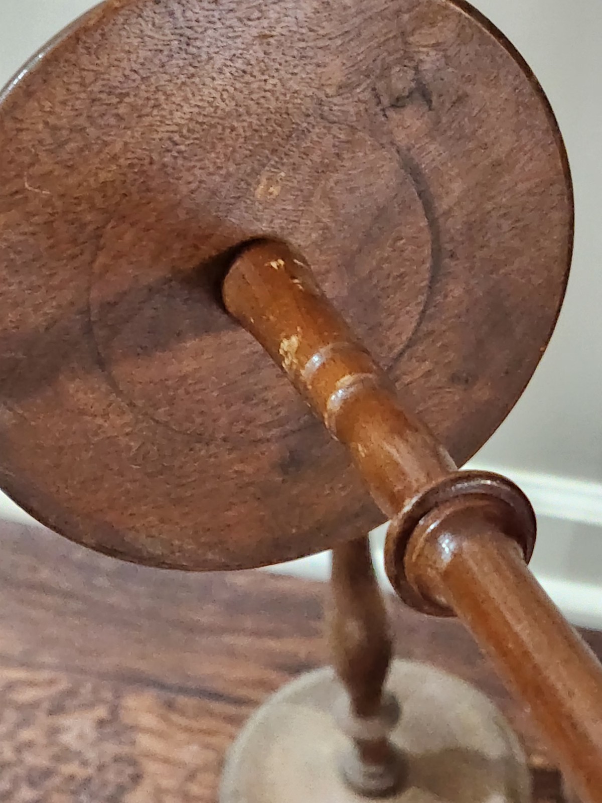 LOT OF 3- Tall Antique Wood Hat Stands 41.5"- 36"- 24" Tall - 2 MATCHING