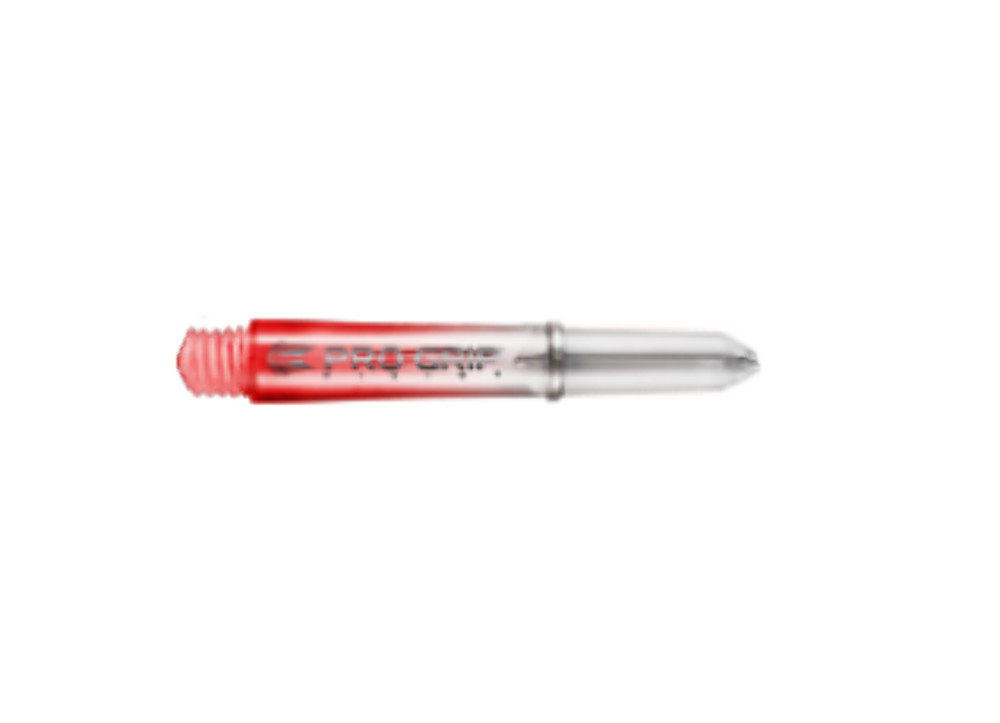 Target Pro Grip Vision Shafts - Clear Red Short