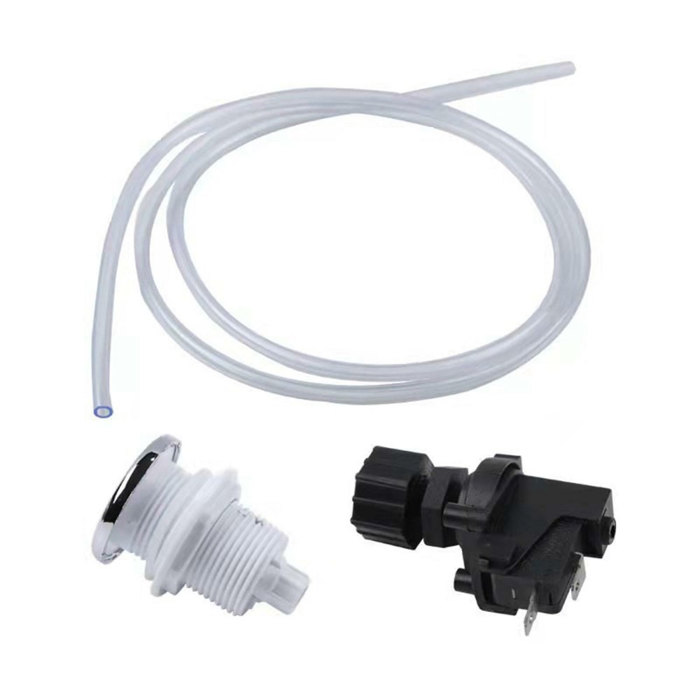 Air Pump Push Button Switch Jet Compatible Hose for Tub
