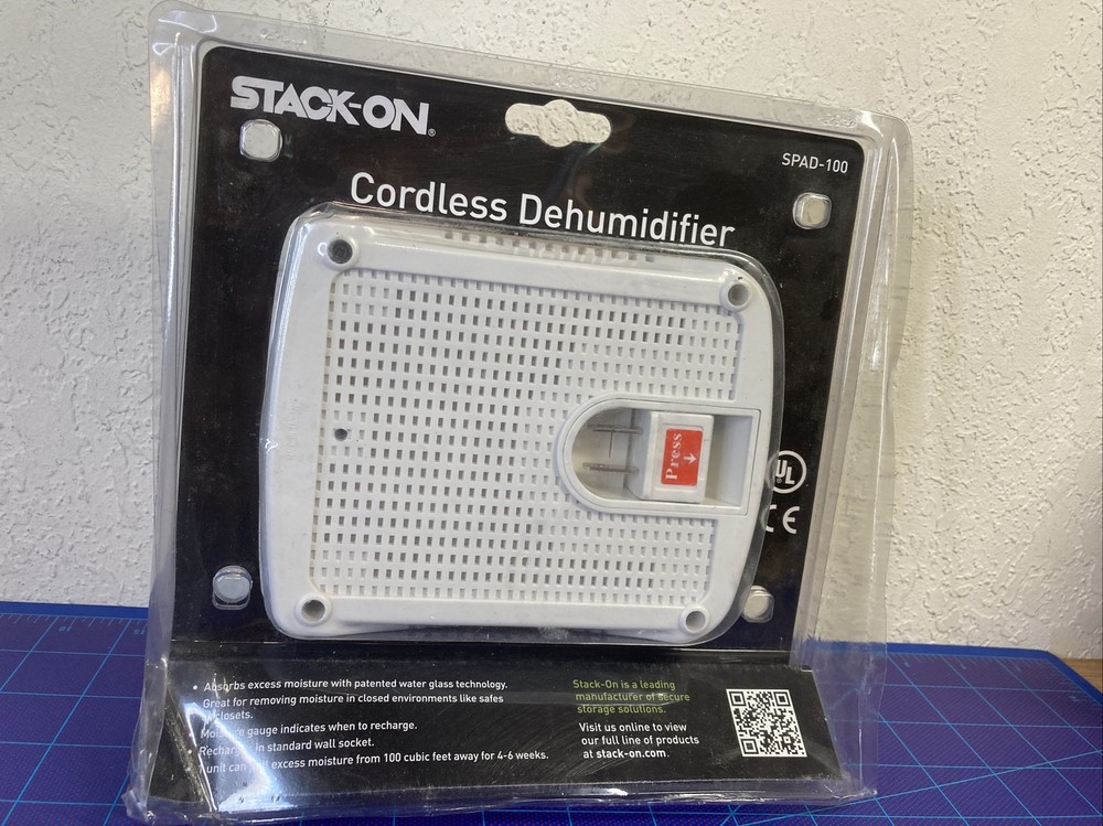 Stack-On Cordless Dehumidifier SPAD-100 - (New)