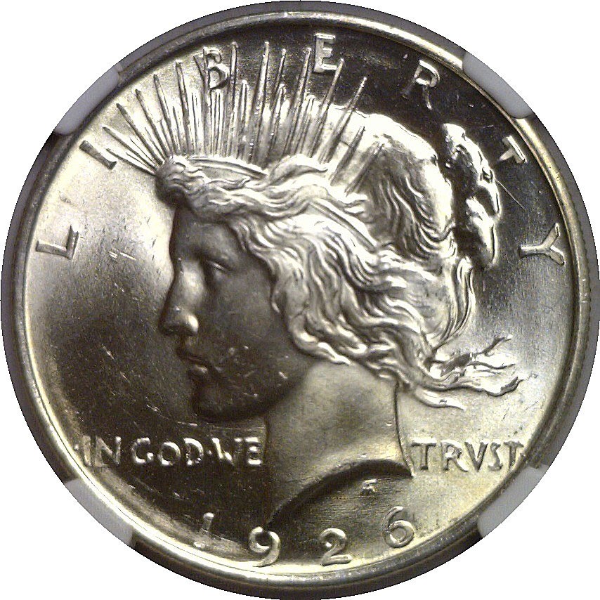 1926-D Peace Dollar NGC MS-64
