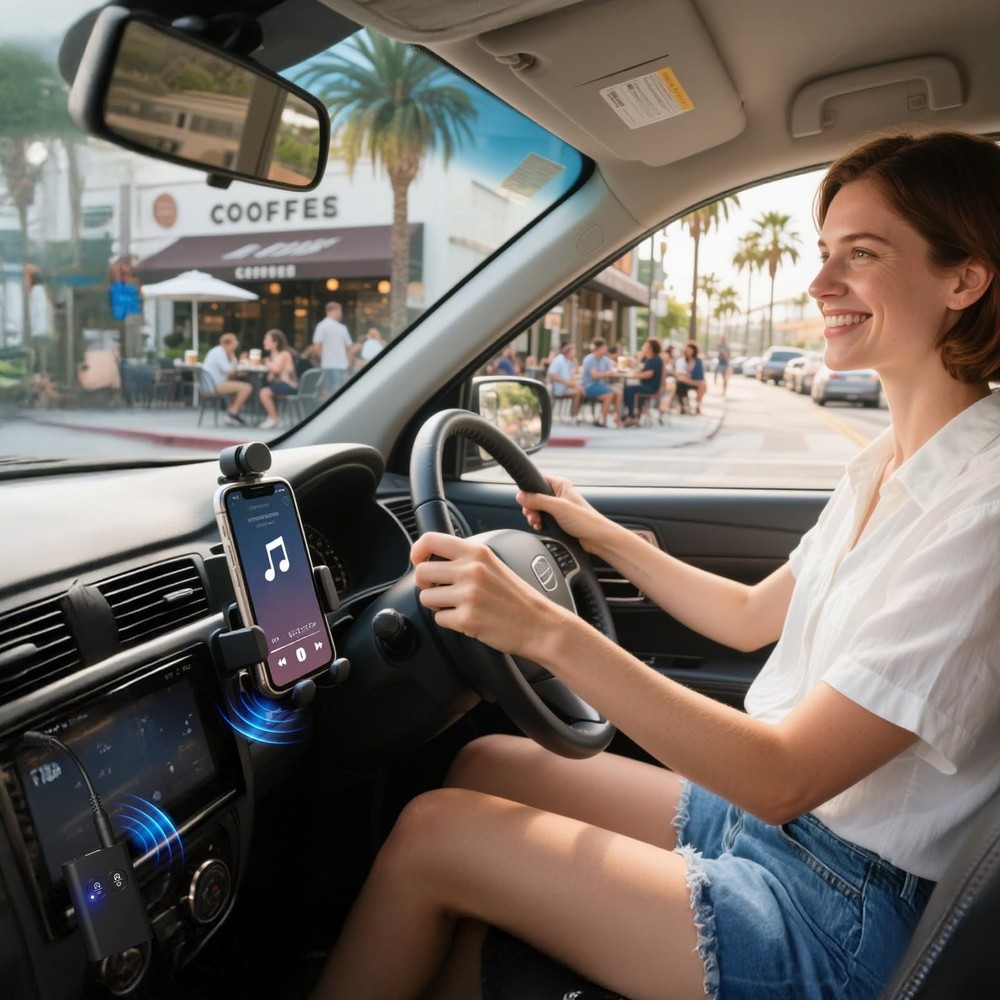 Bluetooth Transmitter Receiver for TV, 2-in-1 Bluetooth 5.3 Adapter with Qual...