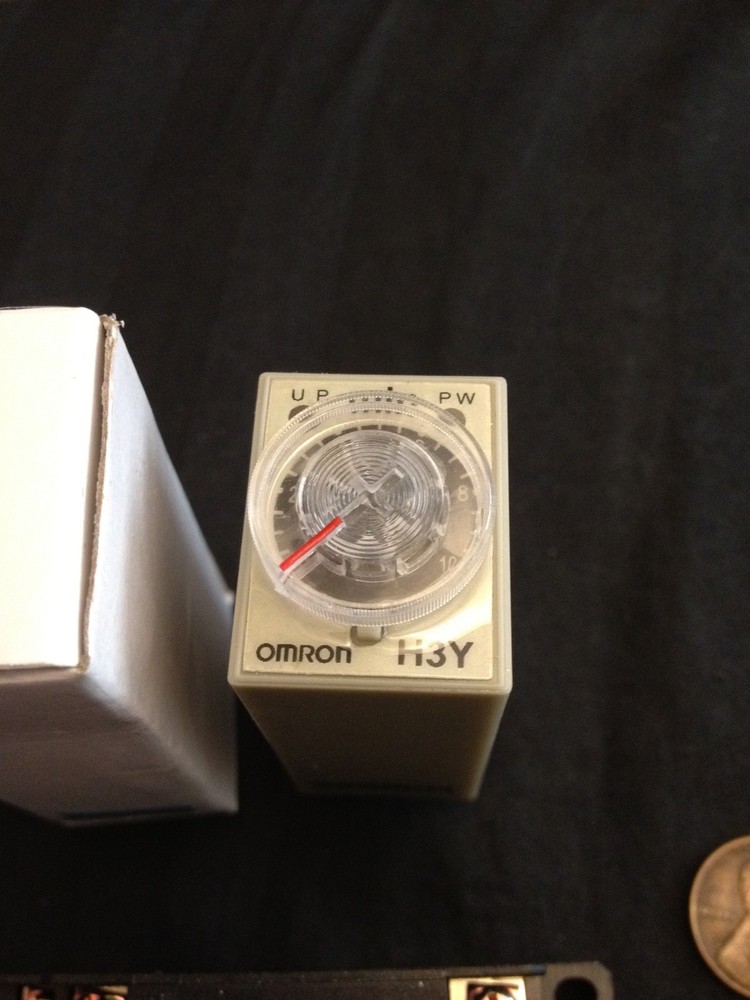 Timer H3Y-2 DC 12V 10m 10min 0-10min base socket New Minute b8