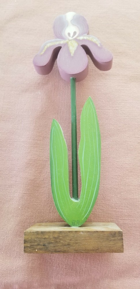 Wood Tulip (holds notes or recipes)