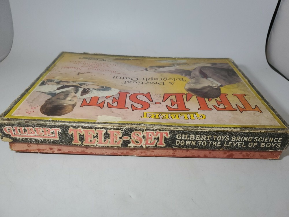 Vintage A.C. Gilbert Tele Set RARE 1935