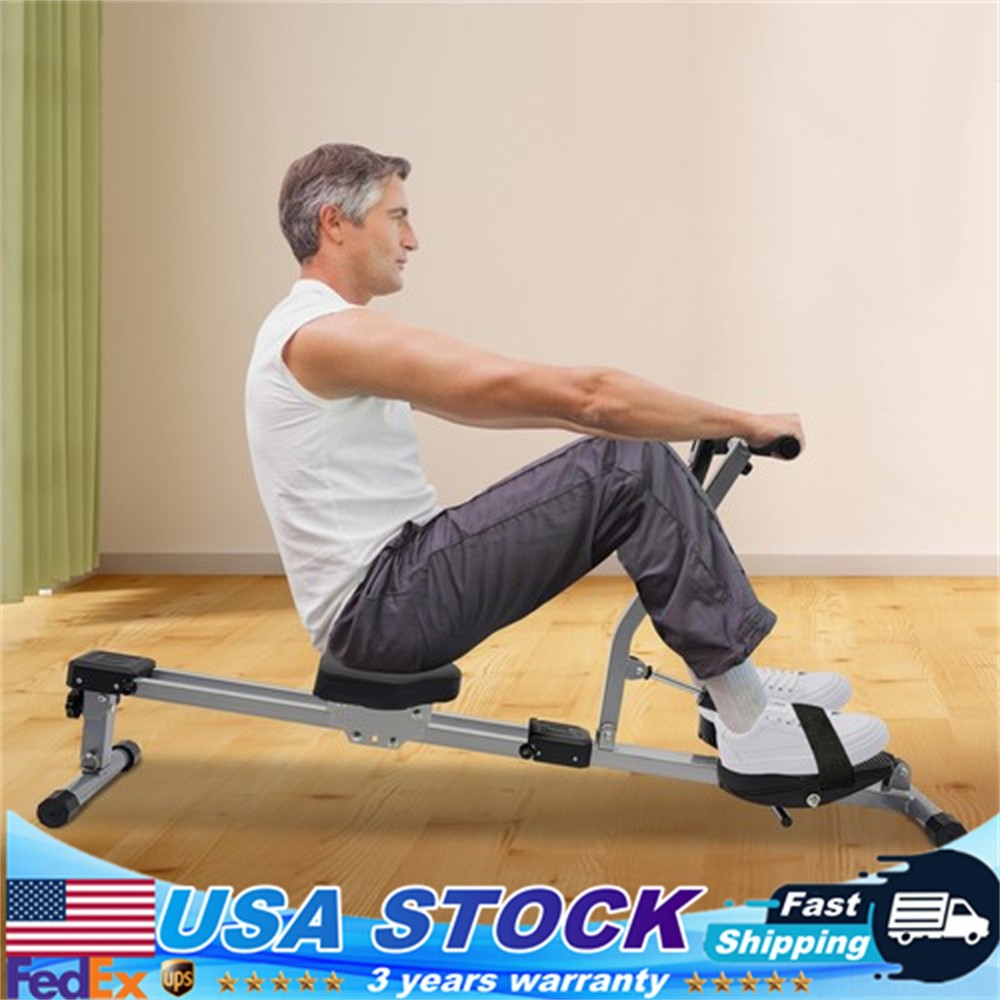 Rowing Foldable Rowing Exercise Machine Hydraulic Rowing Machine LED Meter HOT!