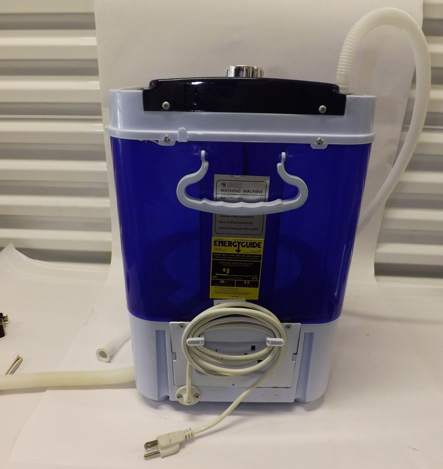 BUBBLEBAGDUDE 5 Gallon Bubble Wash Machine XPB201208A Compact Laundry Camping