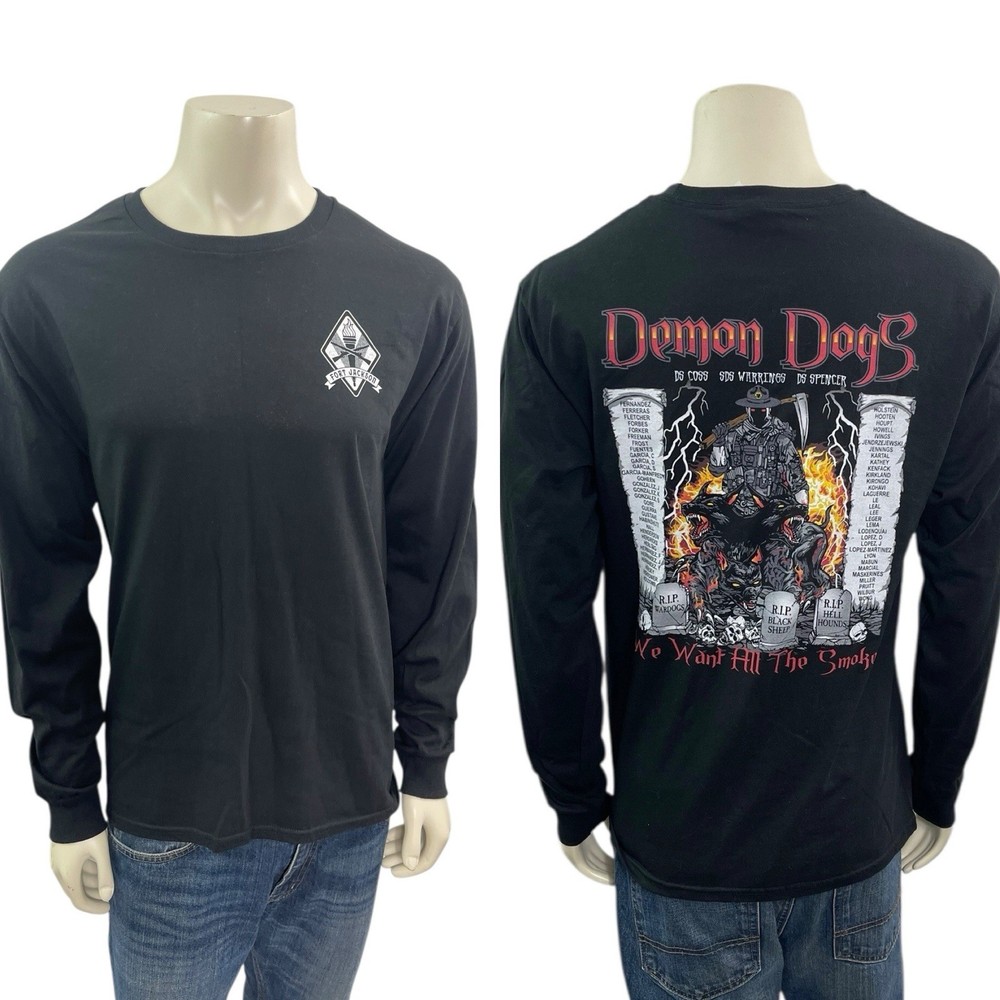FORT JACKSON BASIC TRAINING DEVIL DOGS UNIT SHIRT MEDIUM