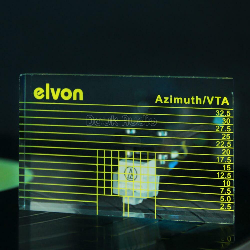 LP Vinyl Tonearm VTA Cartridge Azimuth Alignment Ruler Headshell Alignment Block