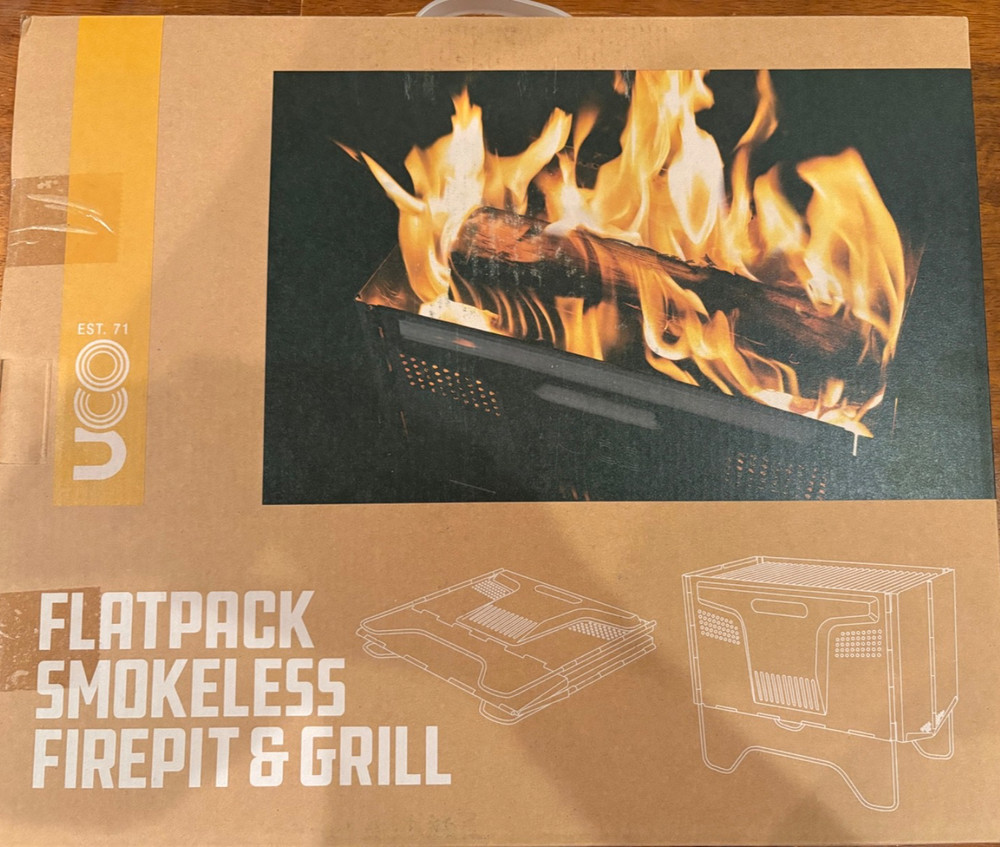 NEW UCO Flatpack Smokeless Firepit and Grill