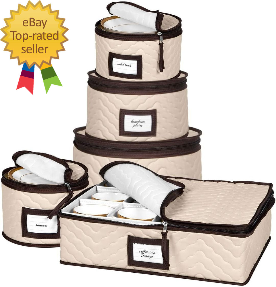 China Storage Containers 5-Piece Set Moving Boxes for Dinnerware Glasses