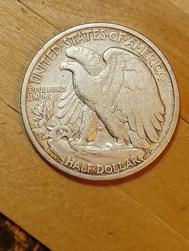 1939 S Walking Liberty half Dollar 90%.