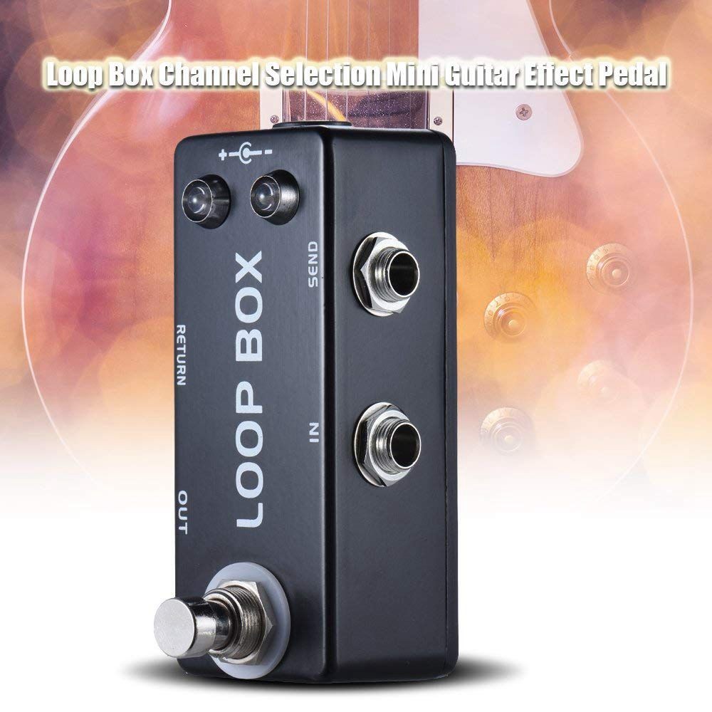 Guitar Pedal Loop Box Switcher Channel Selection True Bypass E6E92800