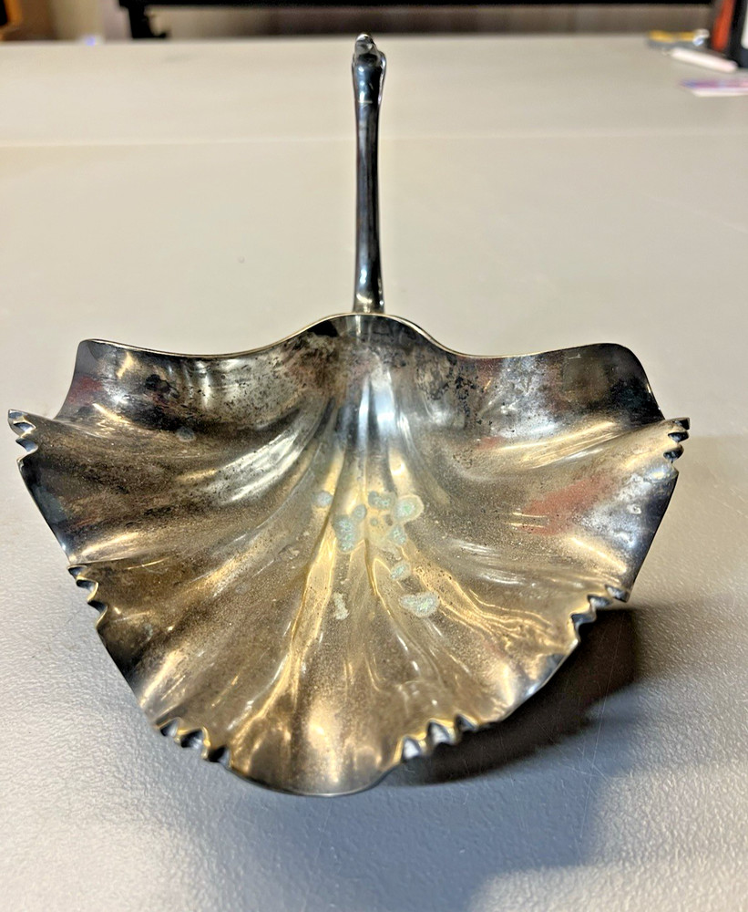 Silverplated Peacock Serving Bowl Dish Trinket Dish