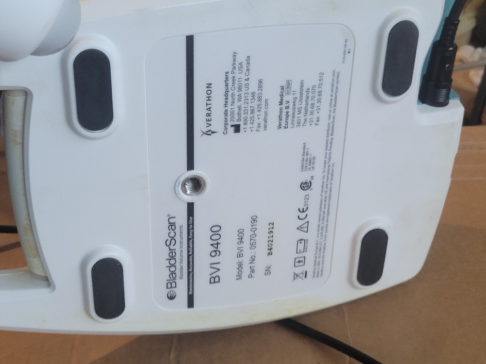 Verathon BladderScan BVI 9400 Ultrasound Imaging System