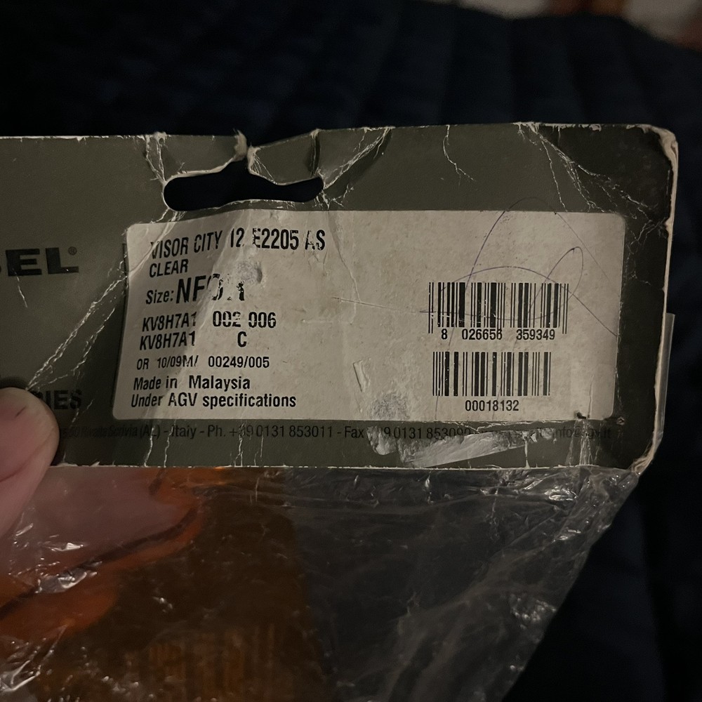 Diesel Helmet Visor Orange