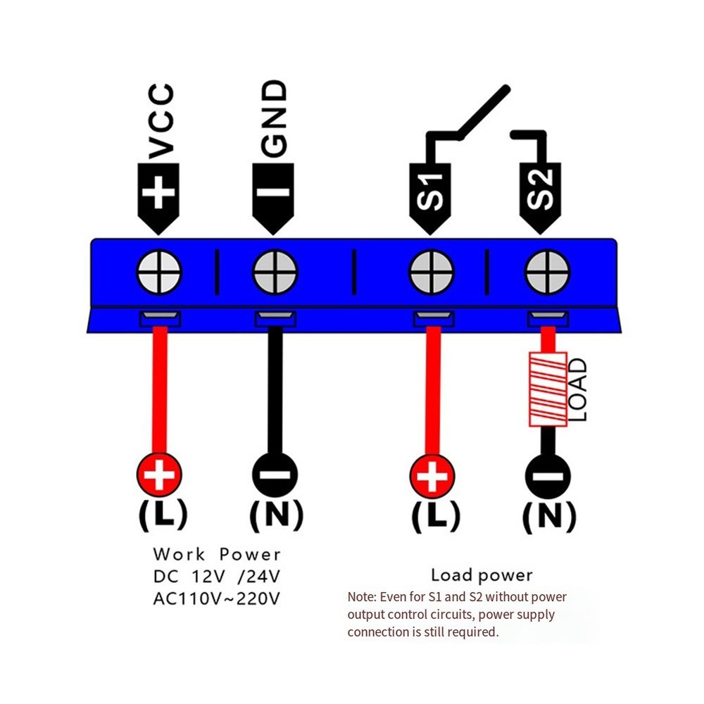 LED Digital Relay Module T3230 18 Mode Programmable Timer 110-220V 20A