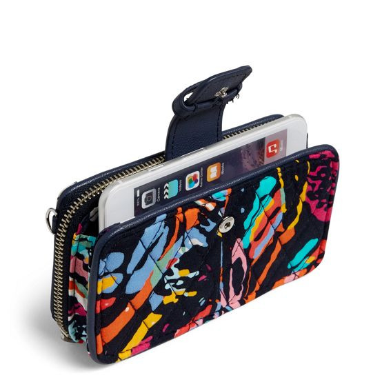 Vera Bradley RFID Smartphone Wristlet Butterfly Flutter
