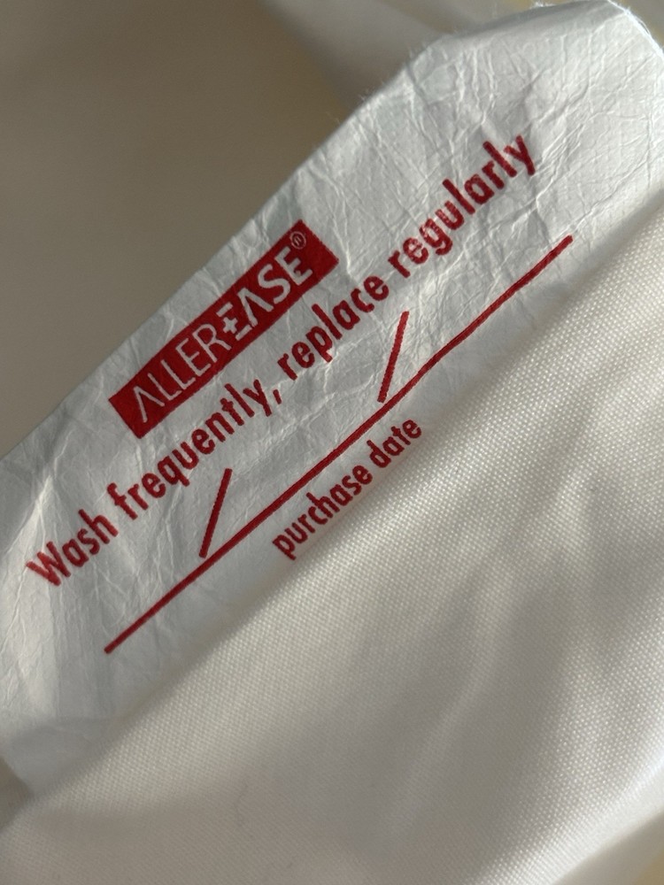 6 AllerEase Zippered Pillow Protector Polyester Various Sizes Included
