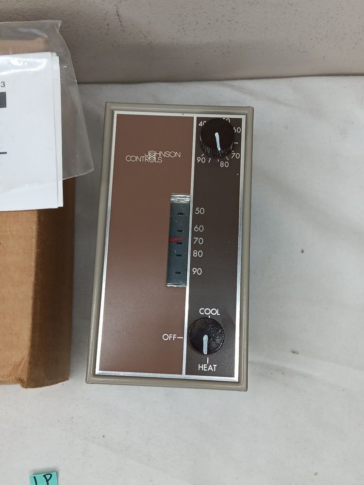 JOHNSON CONTROLS T22SEB-1C Heating-Cooling Thermostat