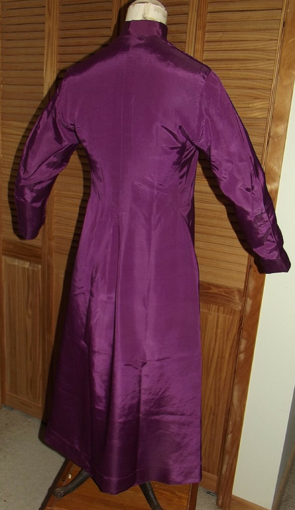 Altar Servers Violet Cassock & Surplice SnapButton Front EmbroideredCrosses NICE
