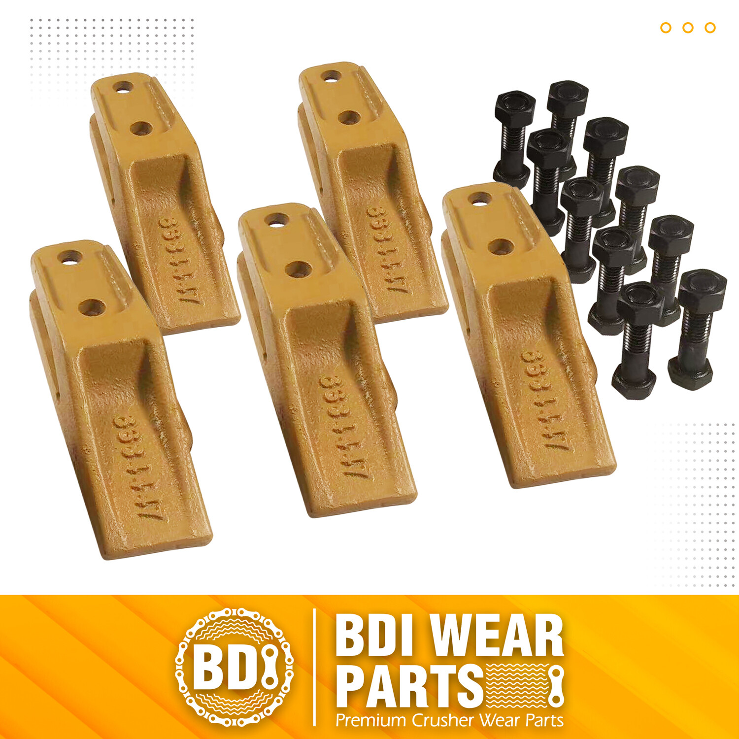 6684447 Bobcat Style Skid Steer Backhoe Bolt On Tooth Unitooth - 5/10 PK