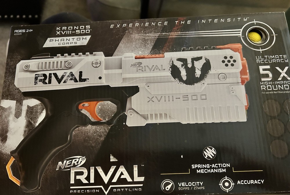 Hasbro Nerf Rival Kronos XVIII-500 Blaster Spring Action