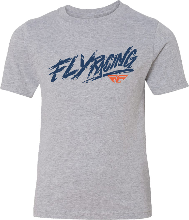 Fly Khaos Tee Youth Grey Lg
