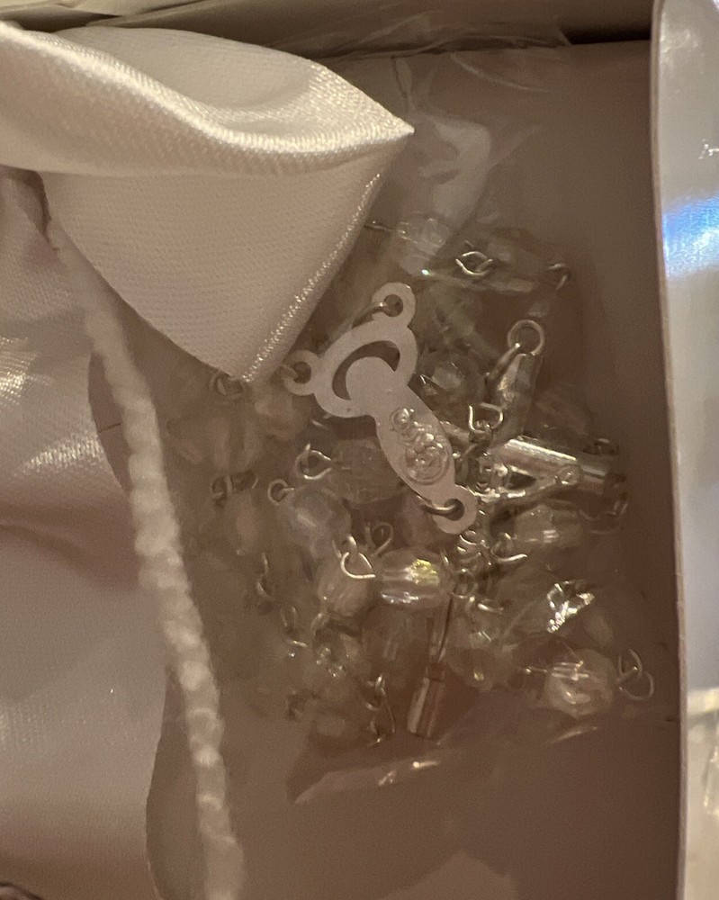 Boys 4 Piece First Holy Communion Silver Ceremony Set #620.0