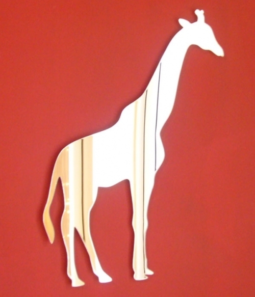 Giraffe Shaped Mirrors (3mm Acrylic Mirror, Several Sizes Available)