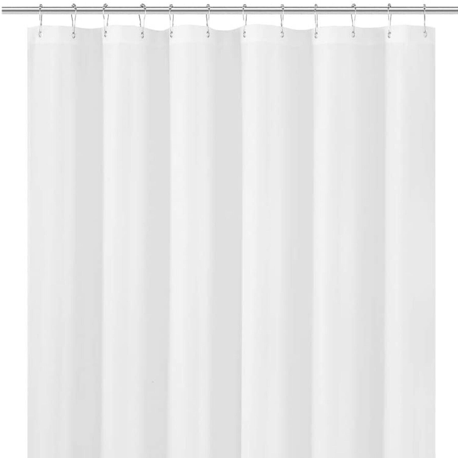 2 PACK SOLID WATER REPELLENT BATHROOM SHOWER CURTAIN VINYL LINER MANY COLORS