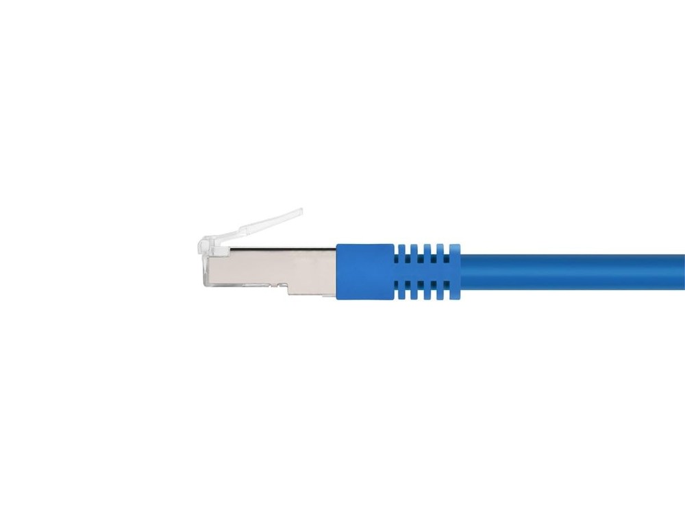 Cat6A 100ft Blue Patch Cable Double Shielded (S/FTP) 100 Feet,