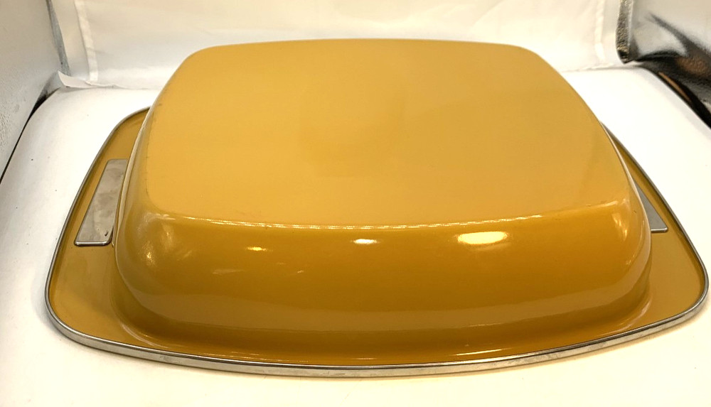 Kitchen Aid Yellow Enameled Roaster