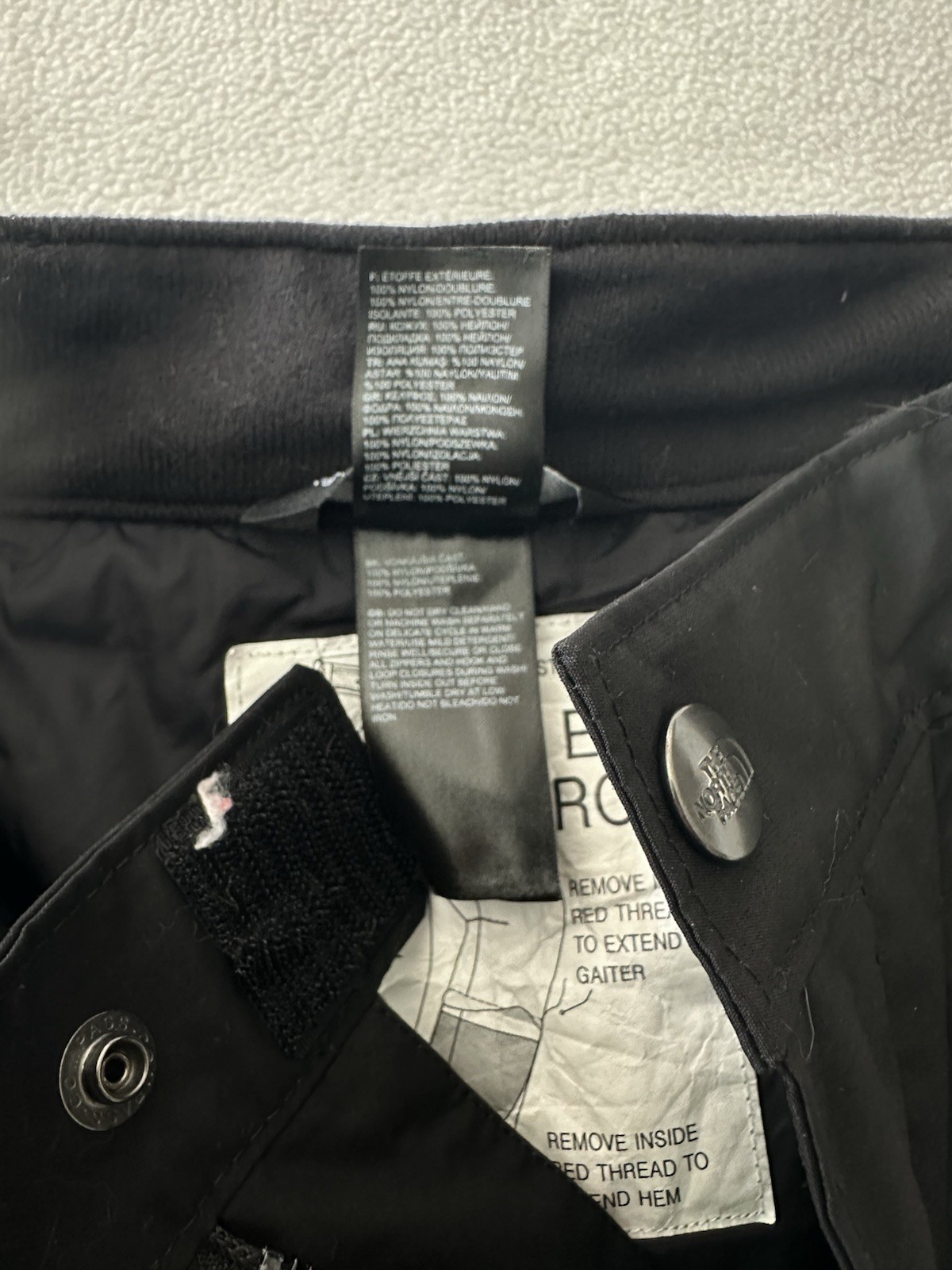 The North Face DryVent Snow Pants Boy’s Medium (10/12) Black Insulated EZ-Grow