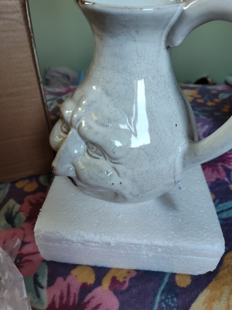 WHITE-FACED WATER POT SUPER CUTE