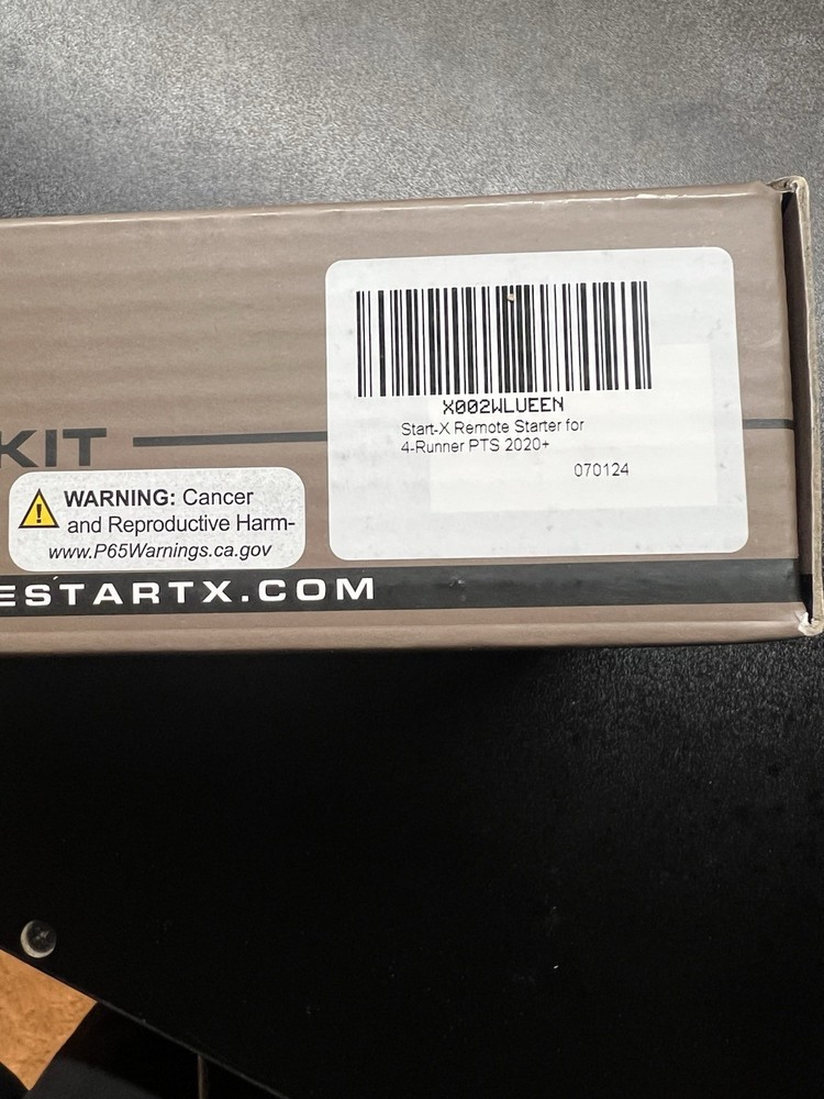 Start-X Remote Starter Kit Toyota 4Runner 2020+