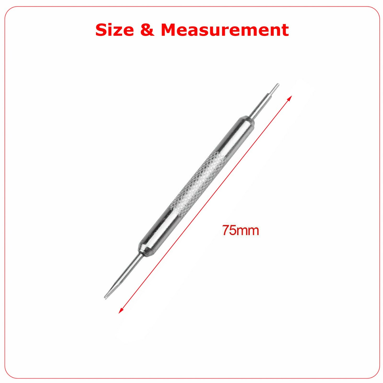 360pcs Watch PINS SPRING BARS Band Strap Link 8-25mm Repair Kit Stainless Steel