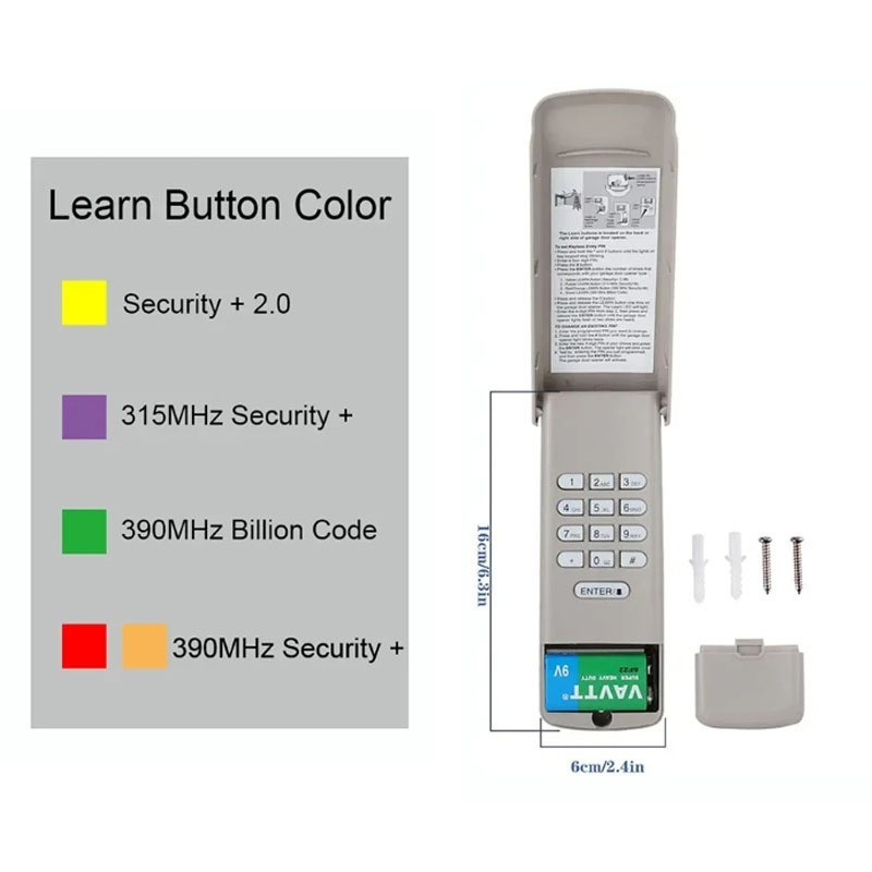 LiftMaster 878MAX Garage Door Keypad Wireless and Keyless Entry System