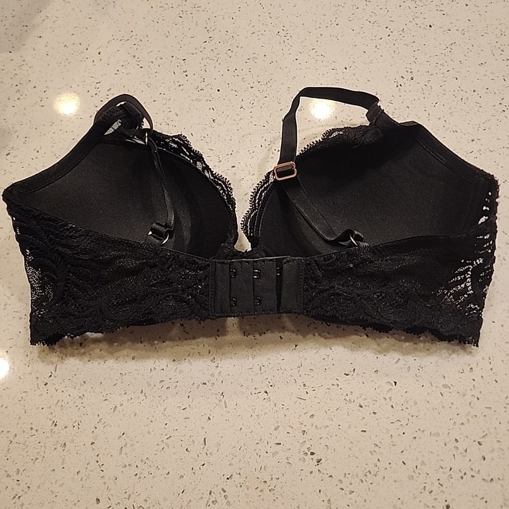 Natori Bra 36C Black Underwire Lined 21040