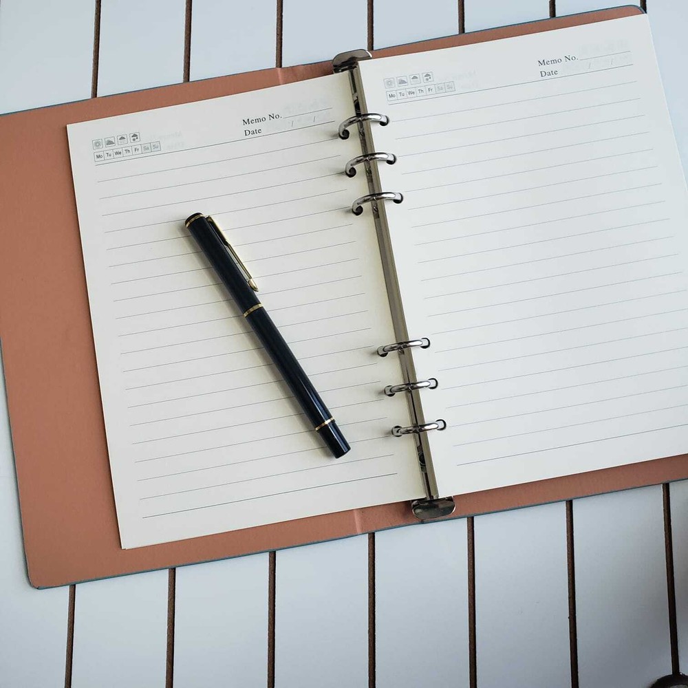 journal notebook lined hard cover