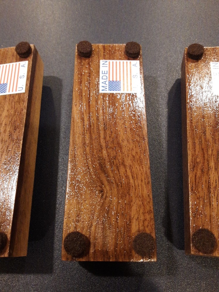 KNIFE DISPLAY STANDS, BLACK WALNUT