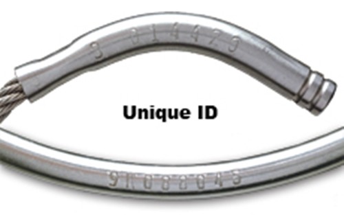 Tamper-Proof Key Ring Security Permanent Solid Flexible