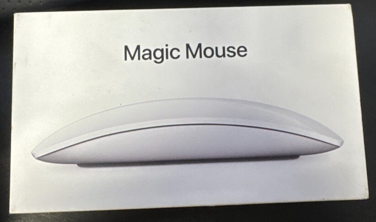 Apple Magic Mouse Multi-Touch Surface - 2024 Model w/USB-C Version-white