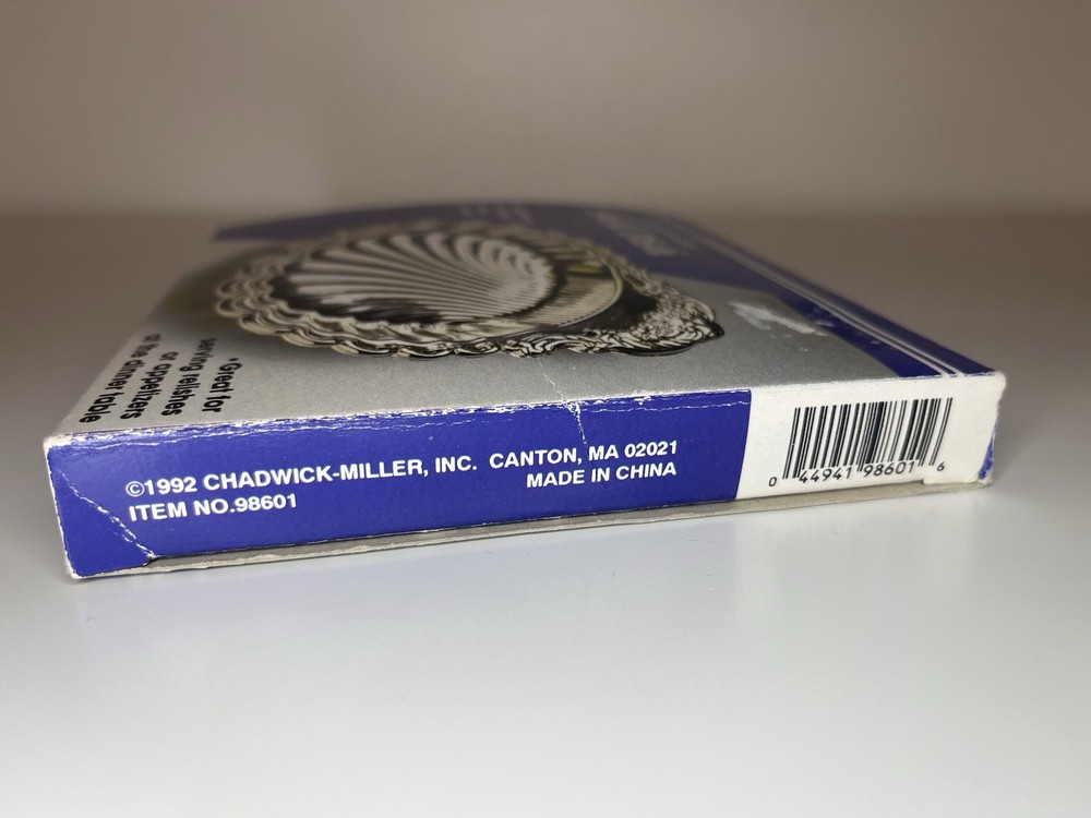 Vintage 1992 Chadwick Silverplate Shell Dish #98601 Silver Plated Serving Dish