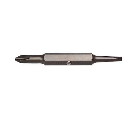 Klein Tools 32397 Replacement Bit No 2 Phillips & No 1 Square, Pk2
